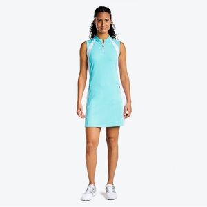 Nvu Sport Lily Dress Curacao Blue Size Medium Outdoor Activewear Golf NWT